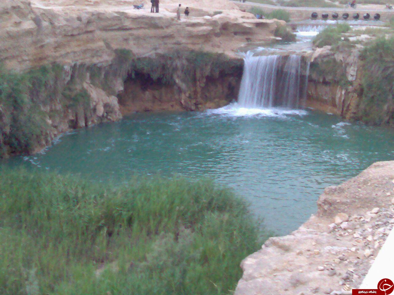 آبشار زیبا و بی نظیر تل&zwnj;سرکوه در برازجان + تصاویر