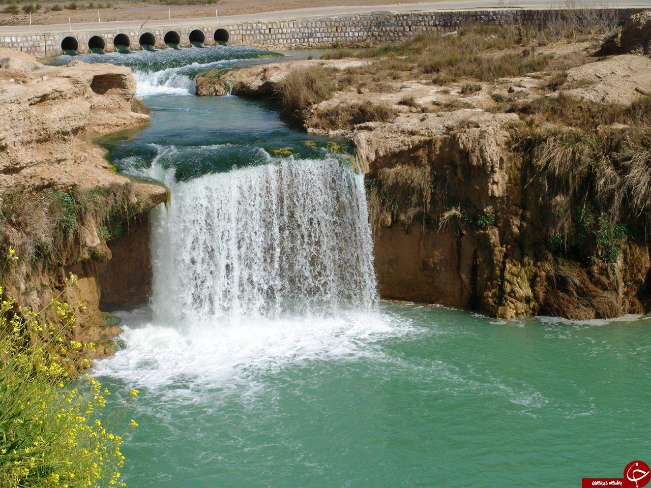 آبشار زیبا و بی نظیر تل&zwnj;سرکوه در برازجان + تصاویر