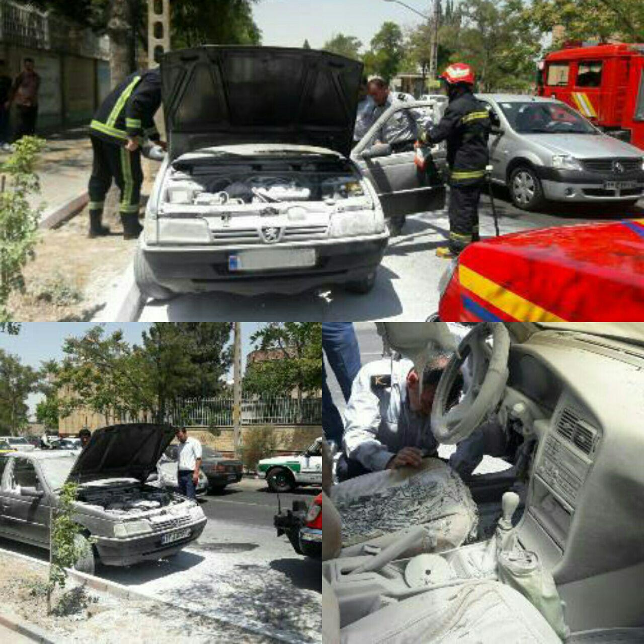 گرم شدن و انفجار باتری موبایل در داخل خودرو حادثه آفرید