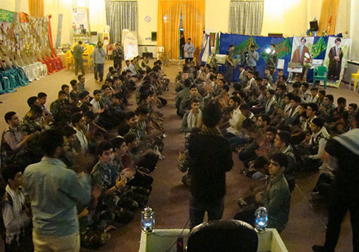 گرامیداشت ۵۰۰ شهید دانش آموز گلستان