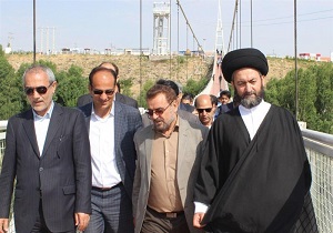 افتتاح منحصربه‌فردترین زیپ‌لاین کشور در پل معلق مشگین‌شهر