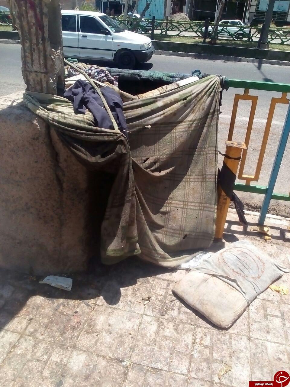 انباشت زباله در معابر زابل + تصاویر