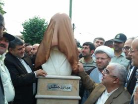 رونمایی از سردیس مبارز نهضت جنگل در صومعه سرا