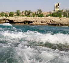 بازدید مسئولان از رودخانه دز در دزفول