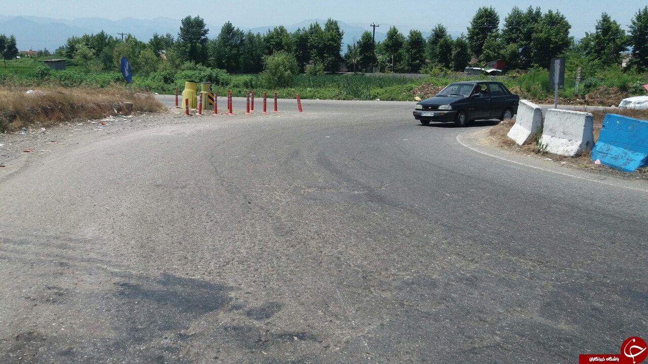 وضعیت اسفناک چهارراه خاکیان صومعه سرا + تصاویر