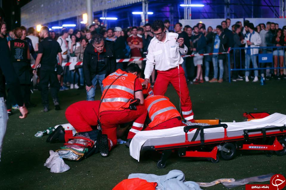 مرگ غافلگیرانه آکروبات باز جوان در مقابل چشمان وحشت زده 35 هزار تماشاگر + تصاویر