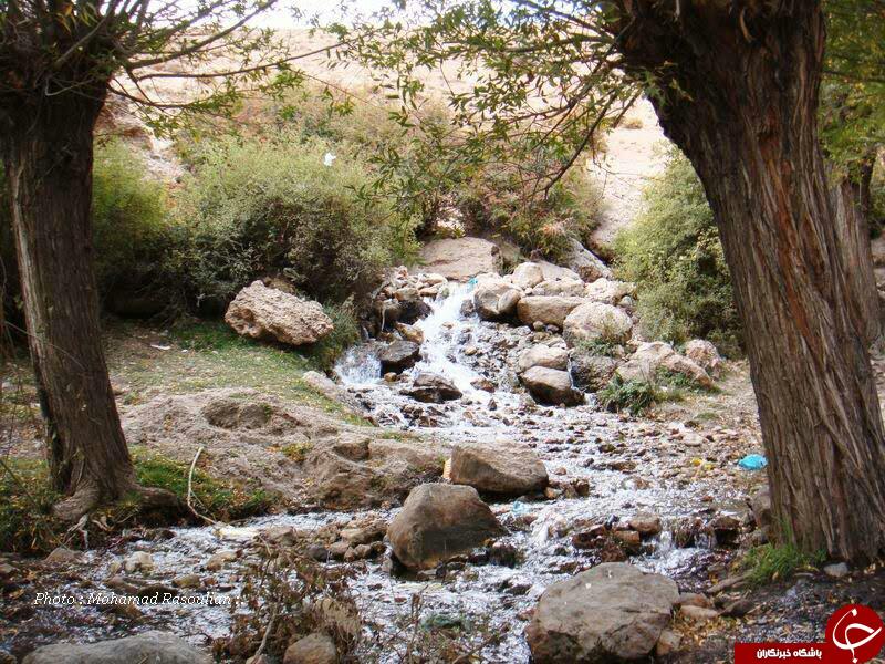 چشمه قل قل منطقه تویه دروار در قاب تصویر