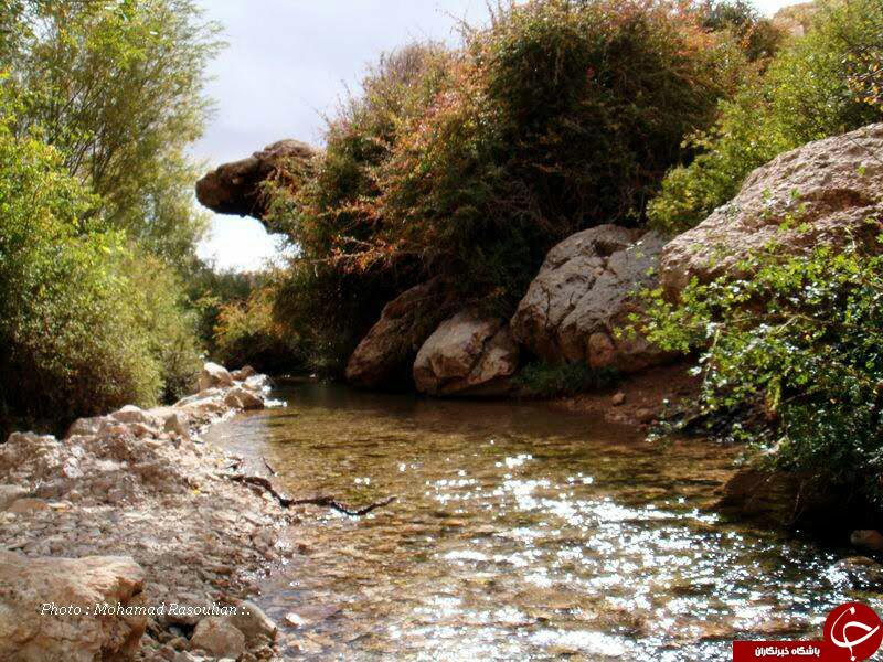 چشمه قل قل منطقه تویه دروار در قاب تصویر