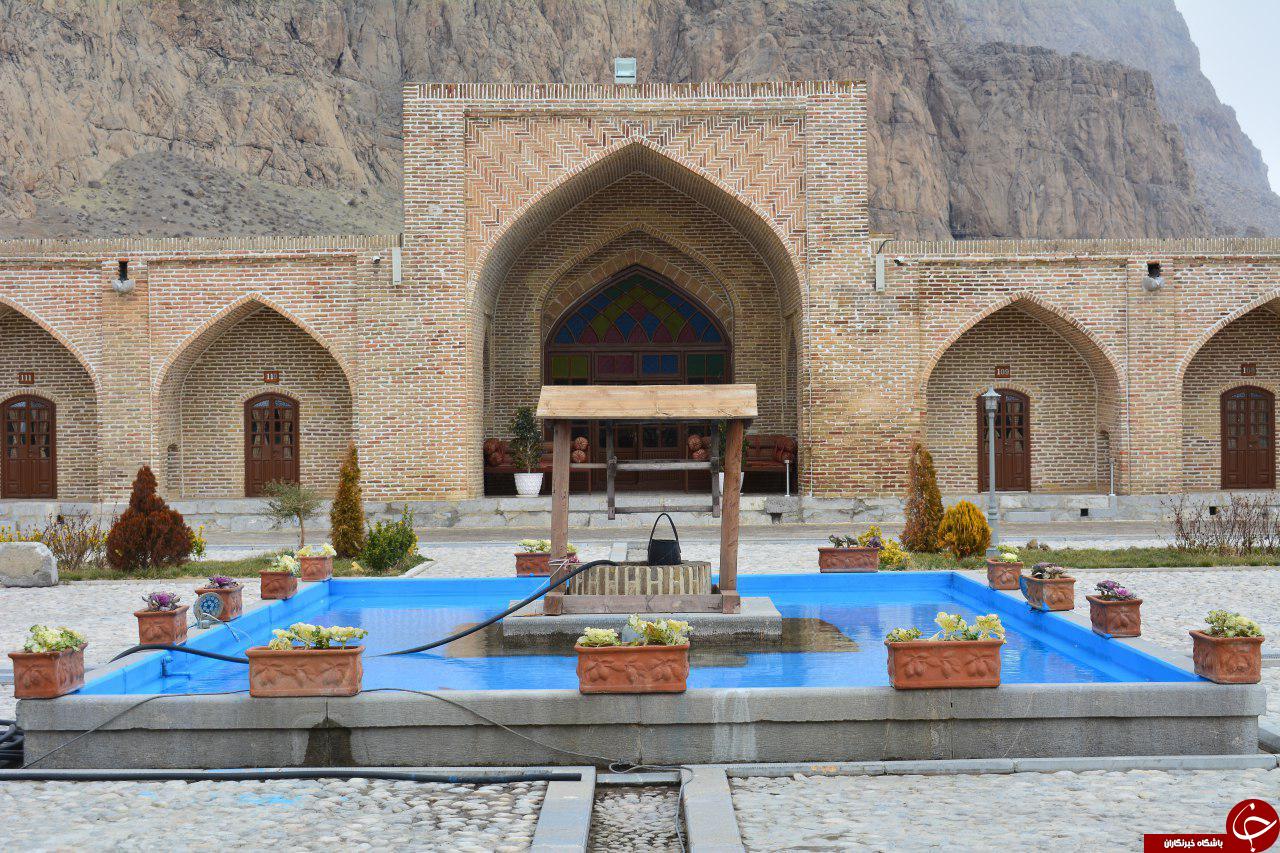 کاروانسرای شاه عباسی در کرمانشاه + تصاویر