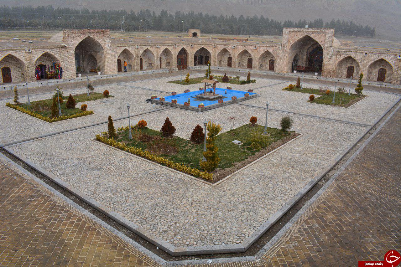 کاروانسرای شاه عباسی در کرمانشاه + تصاویر