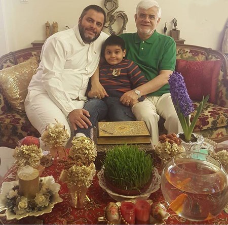 عارف و نوه اش