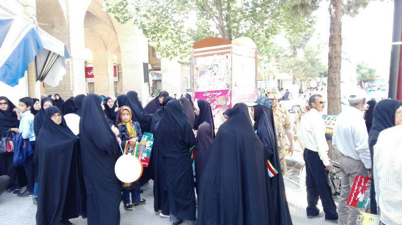 یاوران مظلومان جهان در کرمان آماده سر دادن ندای الله اکبر+تصاویر
