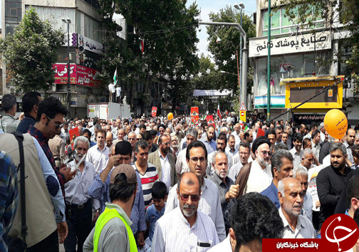گزارش لحظه &lrm;به &lrm;لحظه از حماسه حضور مردم مازندران در روز جهانی قدس + تصاویر