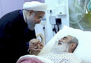 رئیس‌جمهور از آیت‌الله مظاهری عیادت کرد