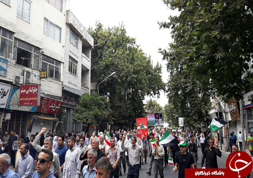 گزارش لحظه &lrm;به &lrm;لحظه از حماسه حضور مردم مازندران در روز جهانی قدس + تصاویر
