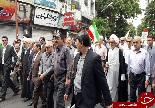 گزارش لحظه &lrm;به &lrm;لحظه از حماسه حضور مردم مازندران در روز جهانی قدس + تصاویر