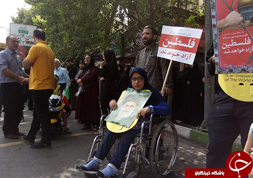 همبستگی گلستانی ها با ملت مظلوم فلسطین +تصاویر