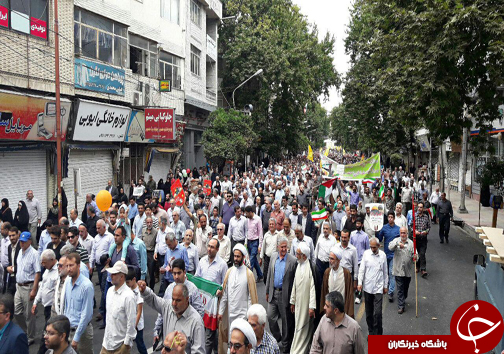گزارش لحظه &lrm;به &lrm;لحظه از حماسه حضور مردم مازندران در روز جهانی قدس + تصاویر