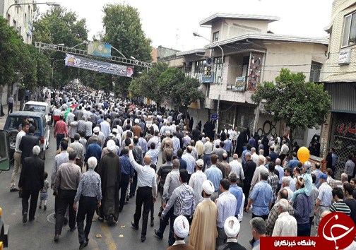گزارش لحظه &lrm;به &lrm;لحظه از حماسه حضور مردم مازندران در روز جهانی قدس + تصاویر