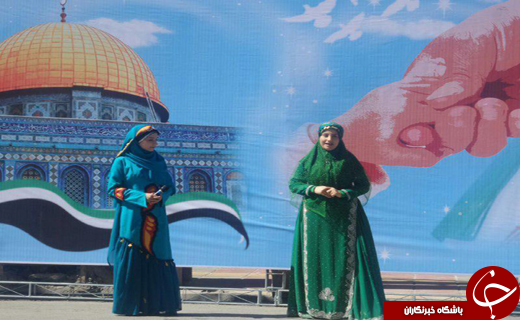 جلوه هایی از اقتدار و قدرت ملت ایران در راهپیمایی روز قدس