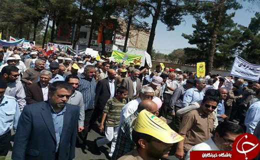 جلوه هایی از اقتدار و قدرت ملت ایران در راهپیمایی روز قدس