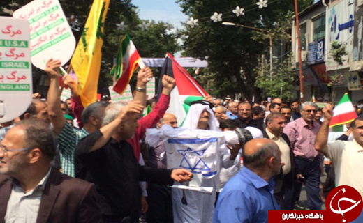 جلوه هایی از اقتدار و قدرت ملت ایران در راهپیمایی روز قدس