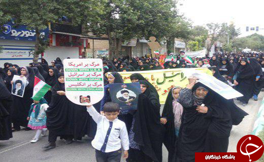 جلوه هایی از اقتدار و قدرت ملت ایران در راهپیمایی روز قدس