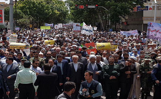 آغاز راهپیمایی روز قدس در بجنورد+تصاویر