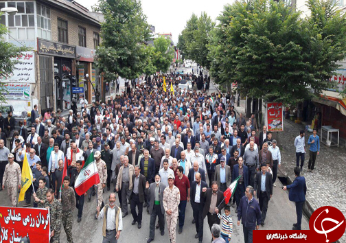 گزارش لحظه &lrm;به &lrm;لحظه از حماسه حضور مردم مازندران در روز جهانی قدس + تصاویر