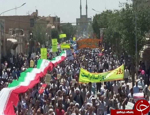 حضور باشکوه مردم دارالعباده استان یزد در راهپیمایی روز قدس