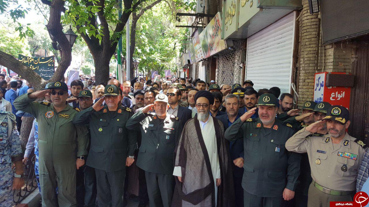 آغاز راهپیمایی روز قدس در آذربایجان شرقی+تصاویر