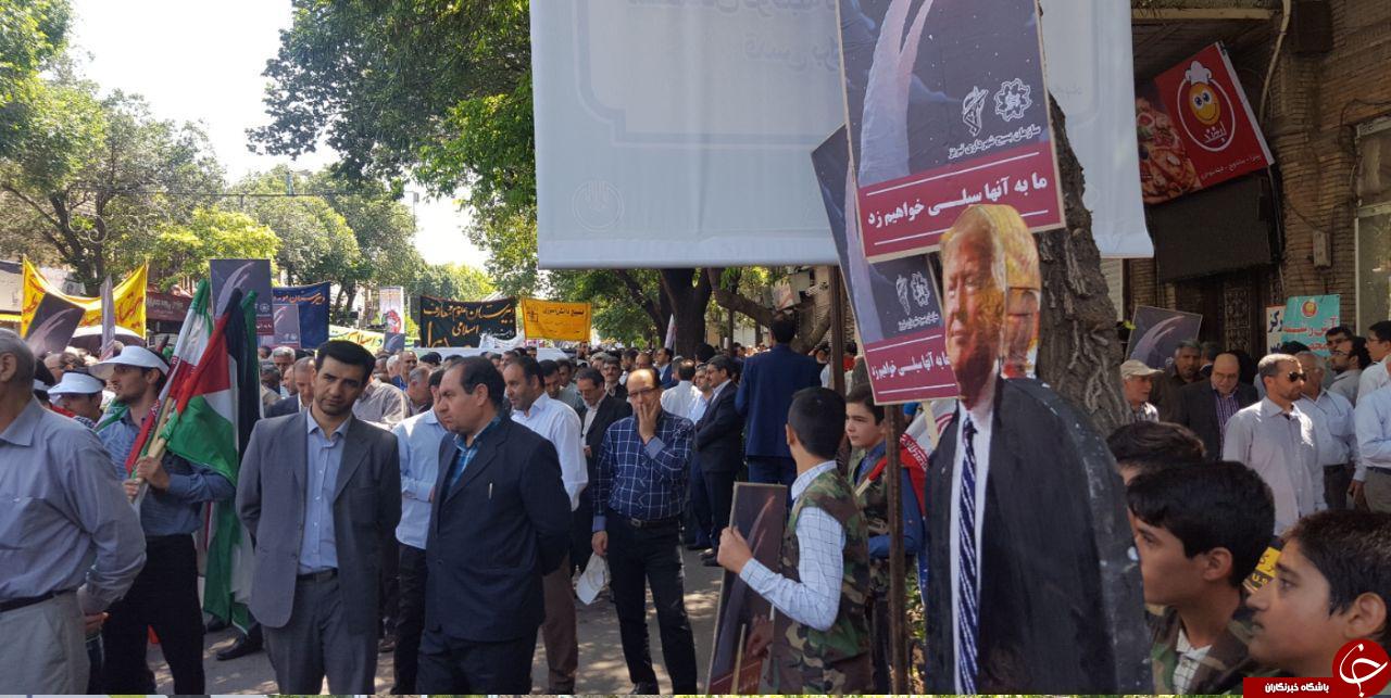 آغاز راهپیمایی روز قدس در آذربایجان شرقی+تصاویر