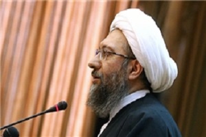 آیت‌الله آملی لاریجانی در راهپیمایی روز قدس شرکت کرد