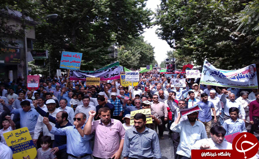 جلوه هایی از اقتدار و قدرت ملت ایران در راهپیمایی روز قدس