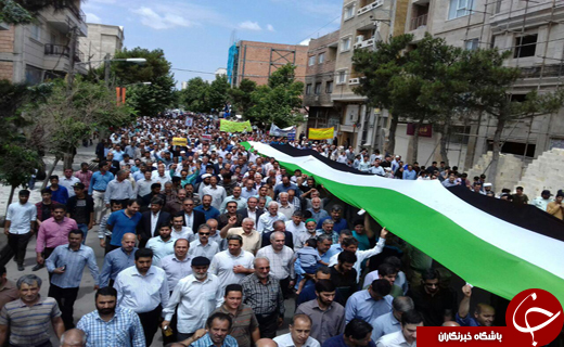 جلوه هایی از اقتدار و قدرت ملت ایران در راهپیمایی روز قدس