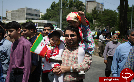 جلوه هایی از اقتدار و قدرت ملت ایران در راهپیمایی روز قدس