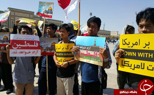 جلوه هایی از اقتدار و قدرت ملت ایران در راهپیمایی روز قدس