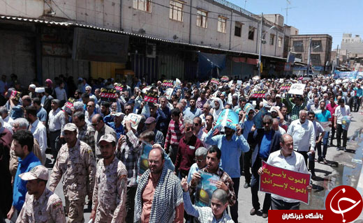 جلوه هایی از اقتدار و قدرت ملت ایران در راهپیمایی روز قدس