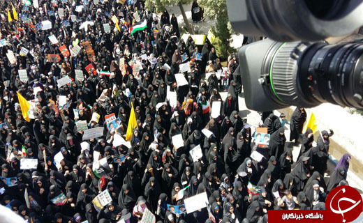 جلوه هایی از اقتدار و قدرت ملت ایران در راهپیمایی روز قدس