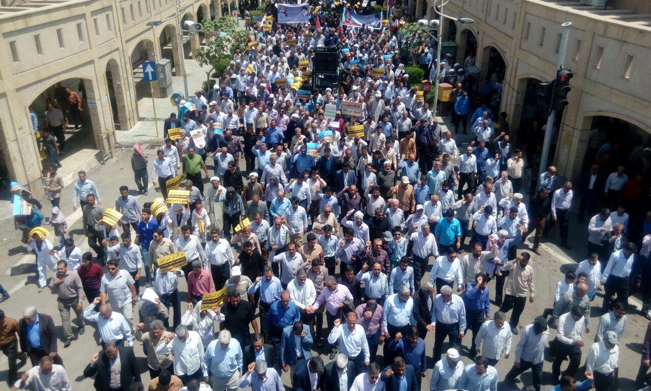 برگزاری راهپیمایی روز جهانی قدس در شهرستان های استان کرمان برگزاری راهپیمایی روز جهانی قدس در شهرستان های استان کرمان