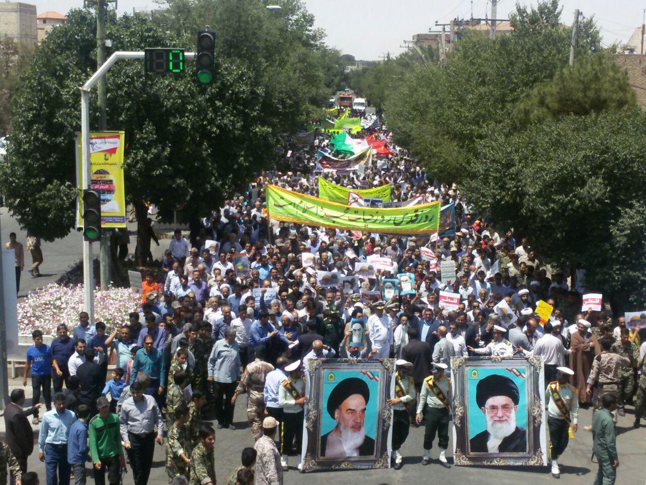برگزاری راهپیمایی روز جهانی قدس در شهرستان های استان کرمان برگزاری راهپیمایی روز جهانی قدس در شهرستان های استان کرمان