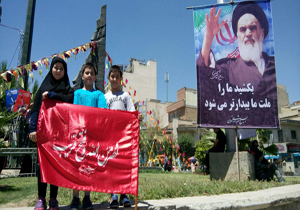جلوه&zwnj;هایی از حضور کودکان در راهپیمایی روز قدس + تصاویر