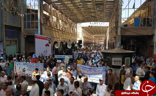 جلوه هایی از اقتدار و قدرت ملت ایران در راهپیمایی روز قدس
