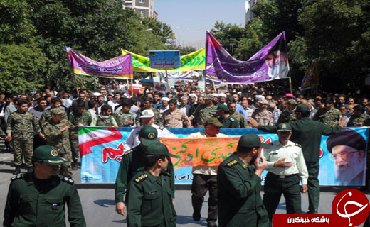 جلوه هایی از اقتدار و قدرت ملت ایران در راهپیمایی روز قدس