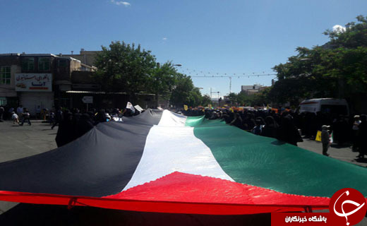 جلوه هایی از اقتدار و قدرت ملت ایران در راهپیمایی روز قدس