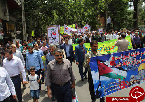 تاکید راهپیمایان گلستانی بر بازگشت فلسطینیان +تصاویر