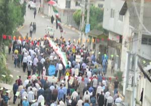 حضور گسترده مردم دابودشت در روز جهانی قدس + فیلم