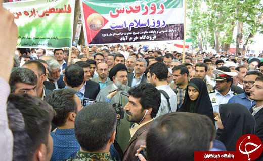 جلوه هایی از اقتدار و قدرت ملت ایران در راهپیمایی روز قدس