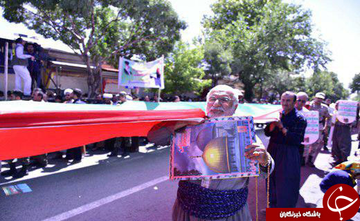 جلوه هایی از اقتدار و قدرت ملت ایران در راهپیمایی روز قدس
