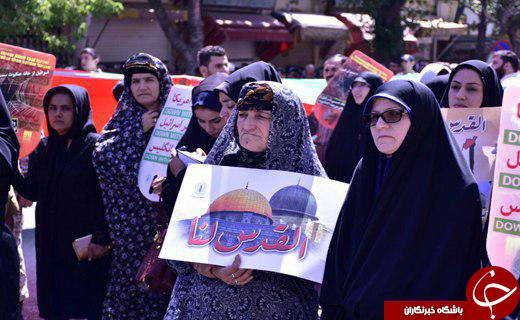 جلوه هایی از اقتدار و قدرت ملت ایران در راهپیمایی روز قدس